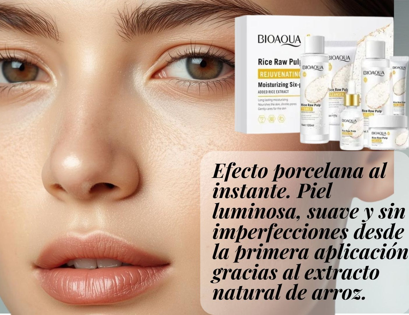 BioAqua Kit Rejuvenecedor Facial de 6 pzs✨