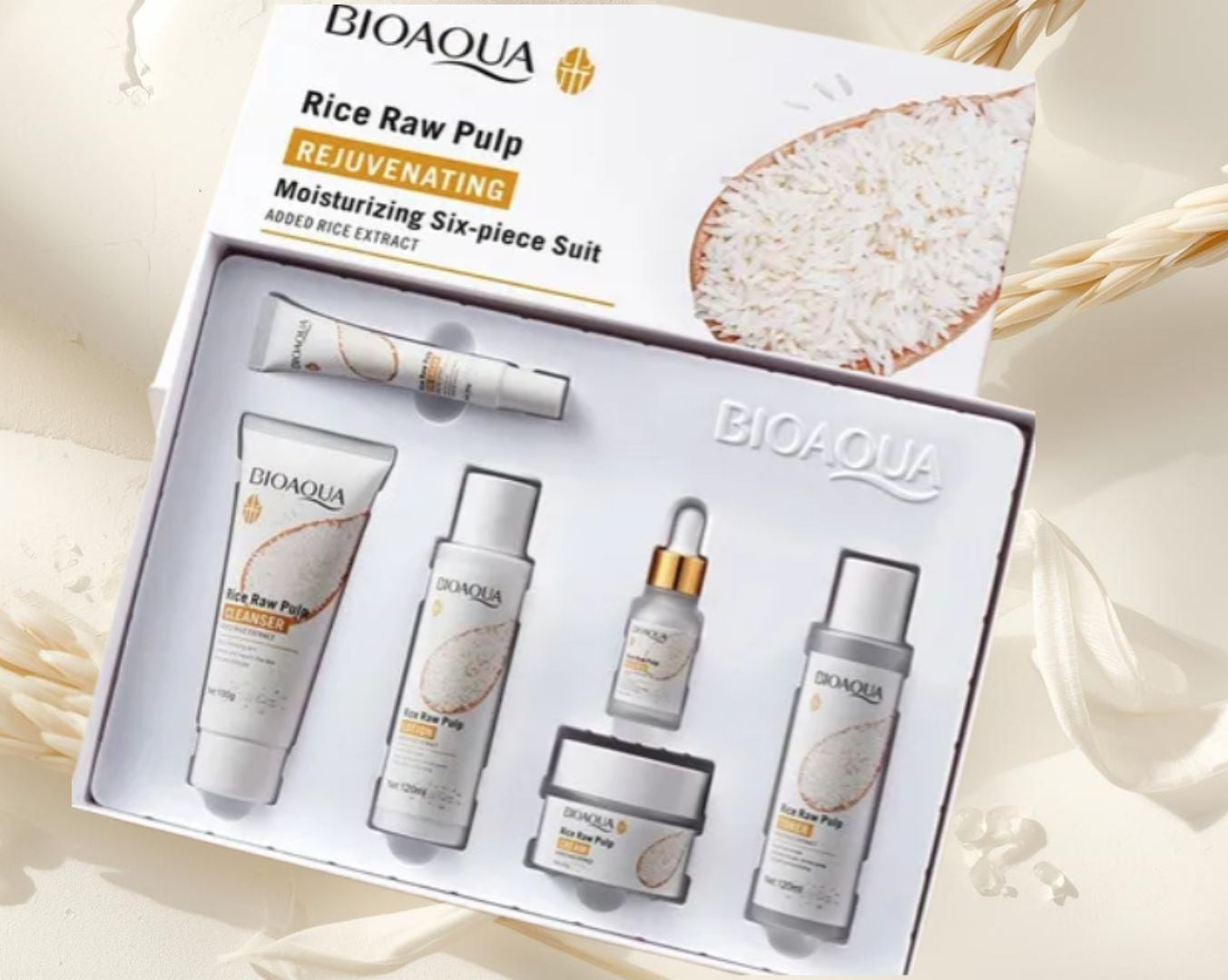 BioAqua Kit Rejuvenecedor Facial de 6 pzs✨