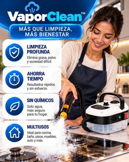 🧼 VaporClean™🔥El poder del vapor contra la grasa y la suciedad✨