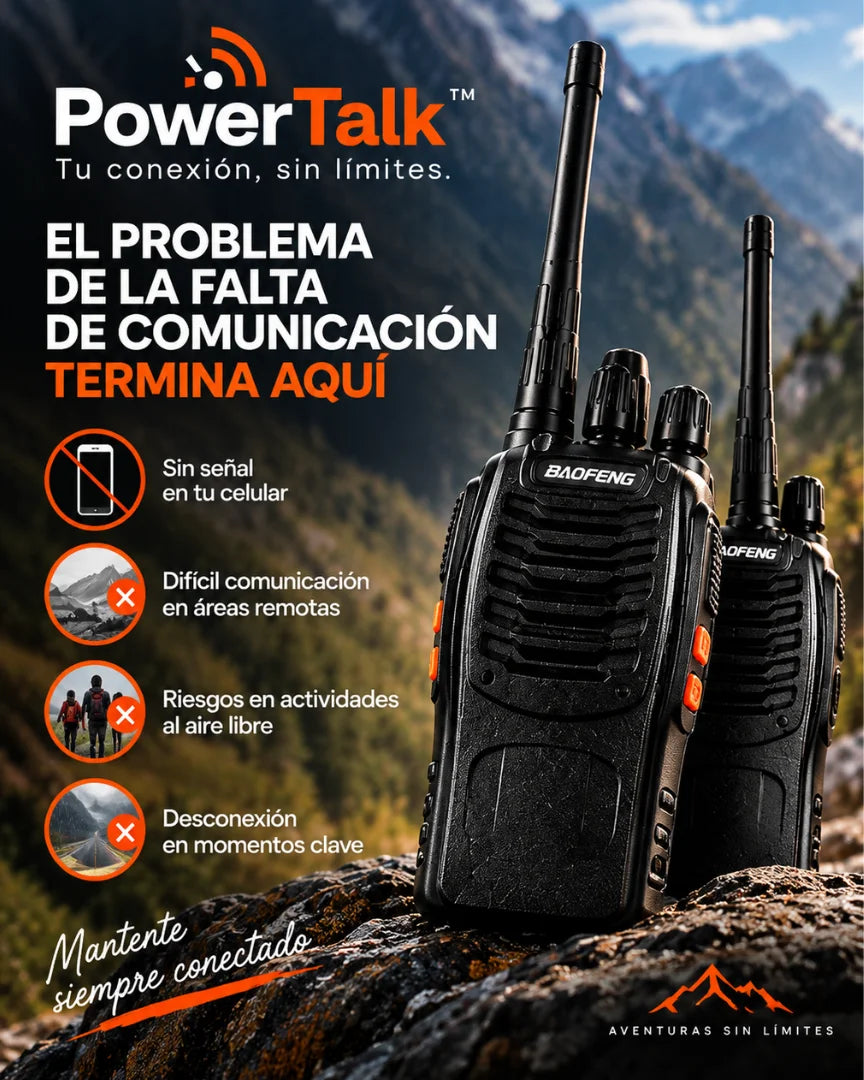 📡 PowerTalk™ 🔊 Tu conexión, sin límites.