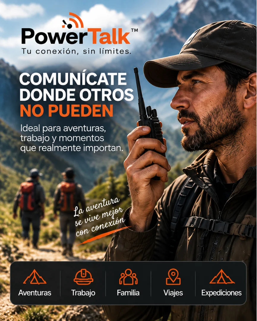 📡 PowerTalk™ 🔊 Tu conexión, sin límites.