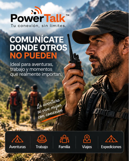 📡 PowerTalk™ 🔊 Tu conexión, sin límites.