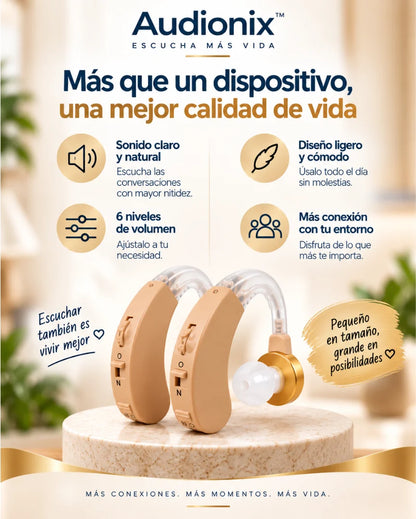 Audionix❤️Vuelve a estar presente en las conversaciones que más te importan.