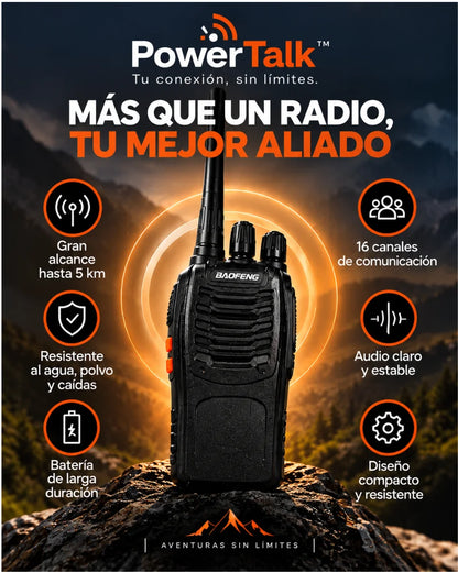 📡 PowerTalk™ 🔊 Tu conexión, sin límites.