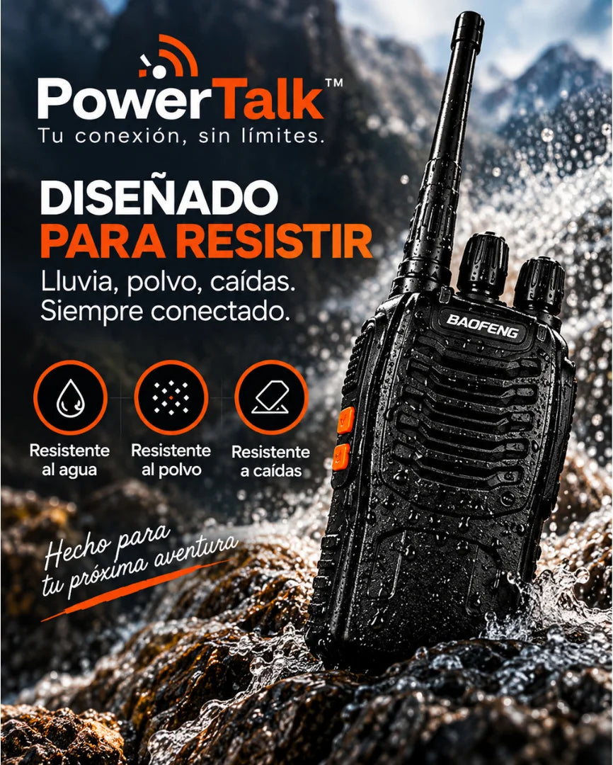 📡 PowerTalk™ 🔊 Tu conexión, sin límites.