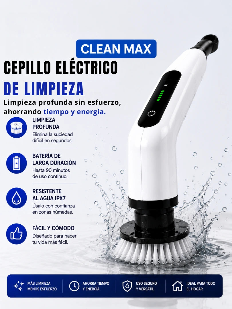 CleanMax Cepillo Eléctrico 9en1✨