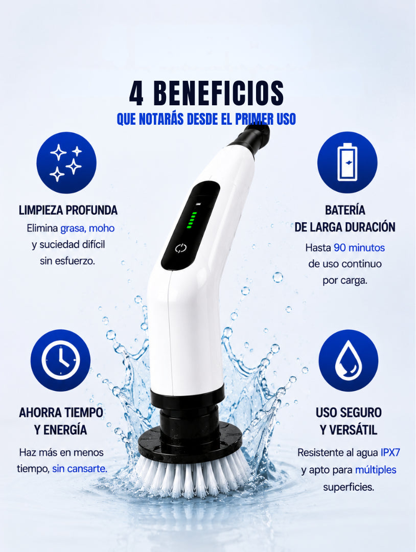 CleanMax Cepillo Eléctrico 9en1✨