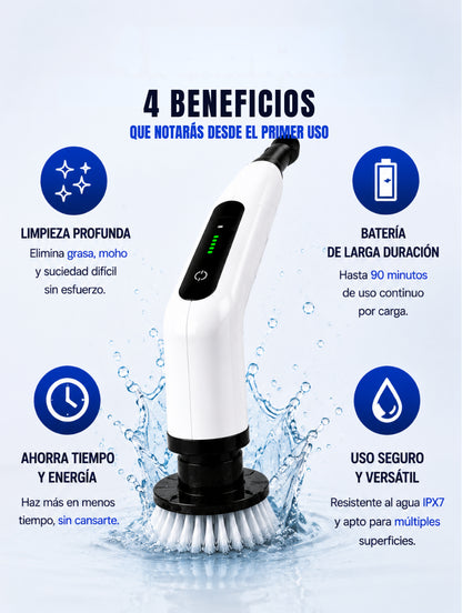 CleanMax Cepillo Eléctrico 9en1✨