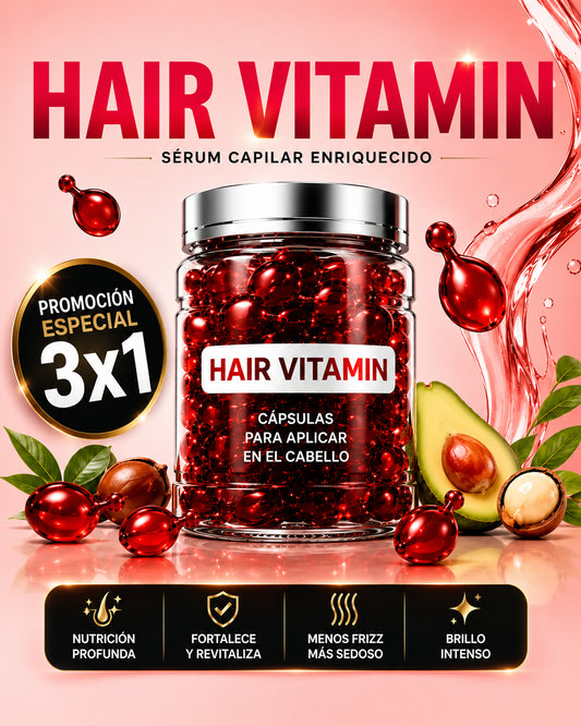 HAIR VITAMIN 3x1 Tratamiento intensivo reparación capilar💆‍♀️