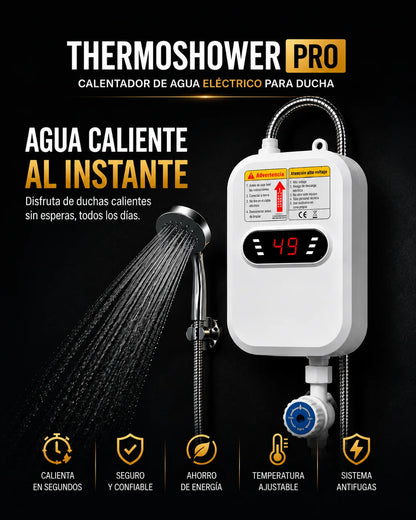ThermoShower Pro- Calentador De Agua Eléctrico De Ducha🚿