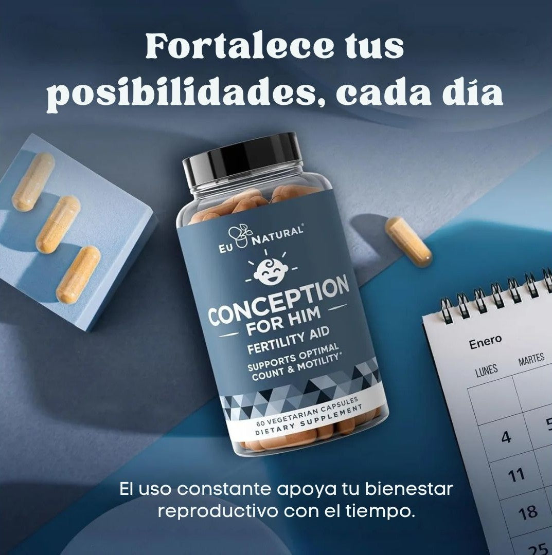 Conception For Him💪Apoyo Natural para la Fertilidad Masculina🧬