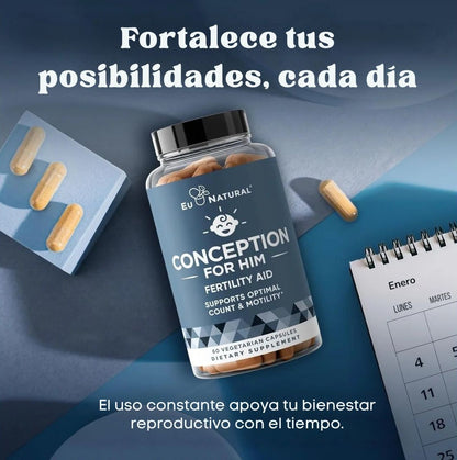 Conception For Him💪Apoyo Natural para la Fertilidad Masculina🧬