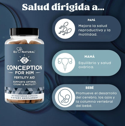 Conception For Him💪Apoyo Natural para la Fertilidad Masculina🧬