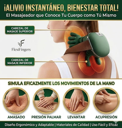 FlexiFingers™ Pro – Masajeador 4D con efecto manos reales✋