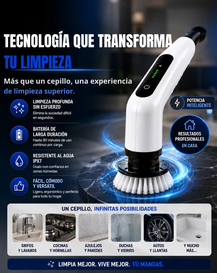 CleanMax Cepillo Eléctrico 9en1✨