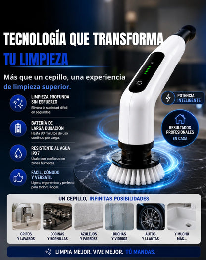 CleanMax Cepillo Eléctrico 9en1✨